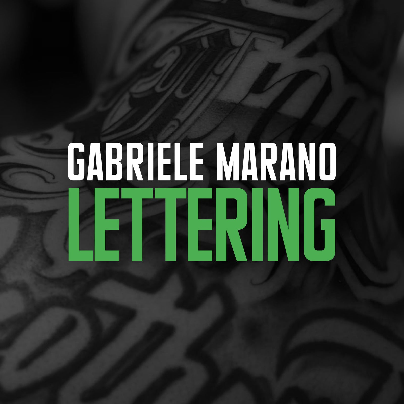 Lettering Gabriele Marano
